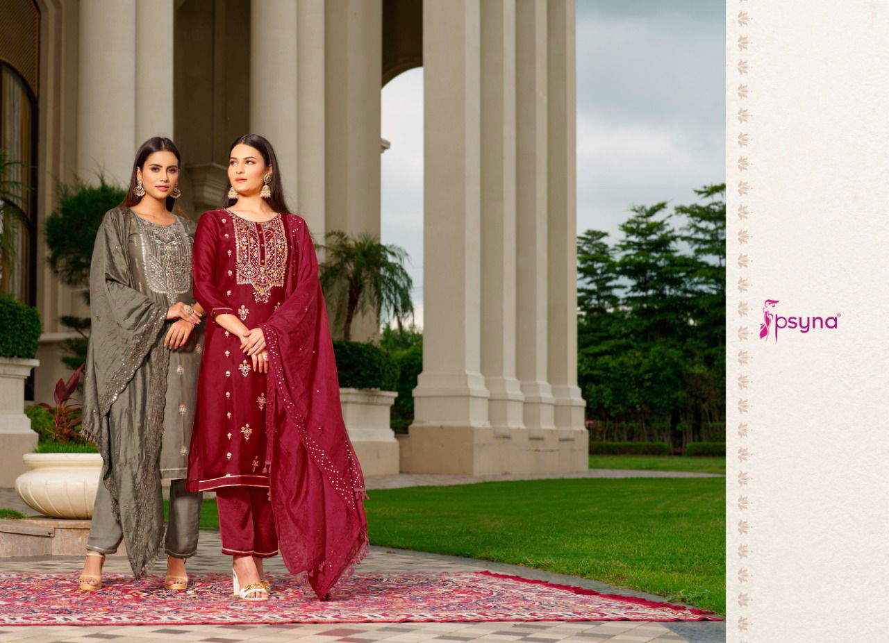 Psyna Gulshan Fancy Ethnic Wear Wholesale Readymade Salwar Suits Catalog